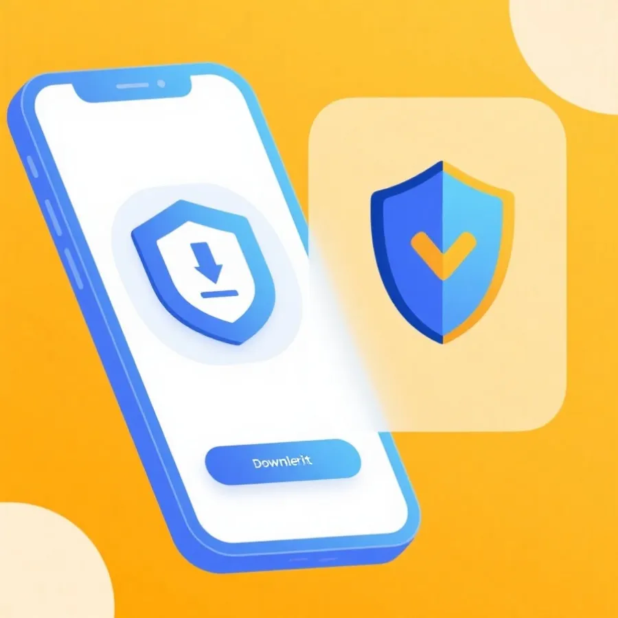 APP下载安全验证示意图